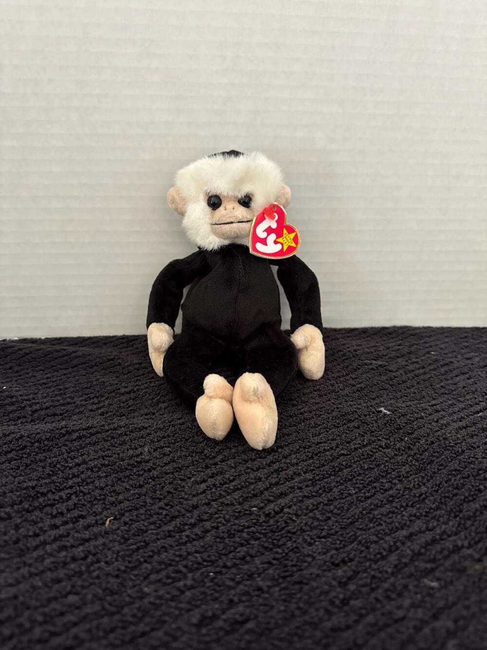 Ty Beanie Baby Mooch the Monkey Plush Rare Retired 1998